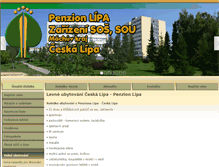 Tablet Screenshot of penzionlipa.cz